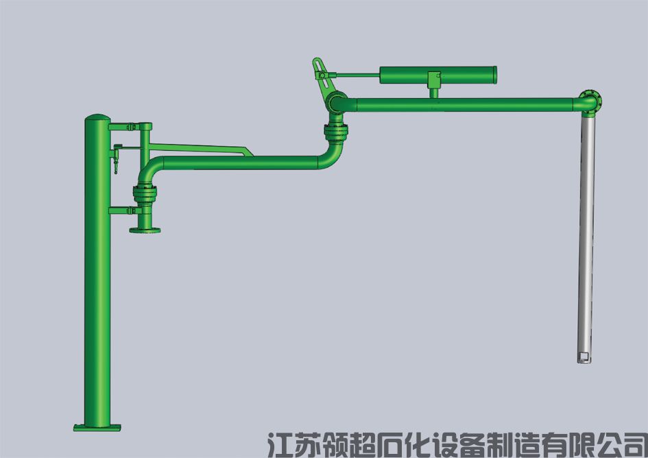 四川巴中市客户定制采购的一批AL1403汽车顶部装车鹤管已发往使用现场(1)