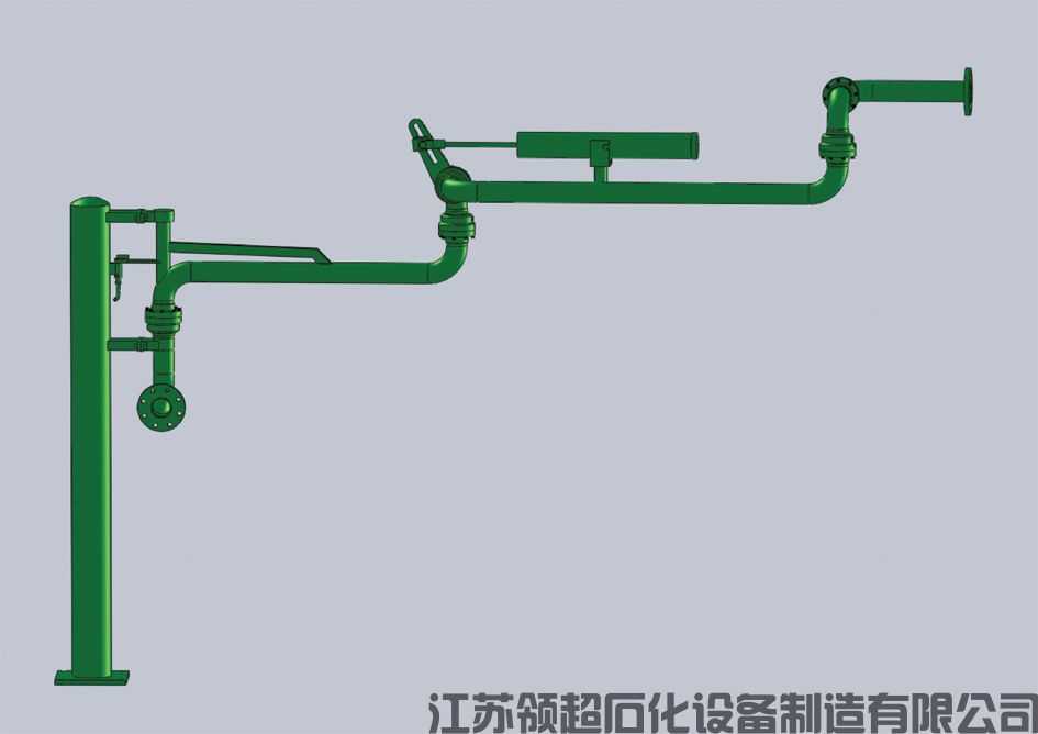 江苏联博药业有限公司采购的一批活动梯、汽车顶部装车用AL2503底部装卸臂（鹤管）、甲醛鹤管已投入生产中(1)